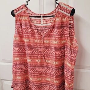 Kuhl Blouse Top Women's Size: 3X Sleeveless Organic Cotton